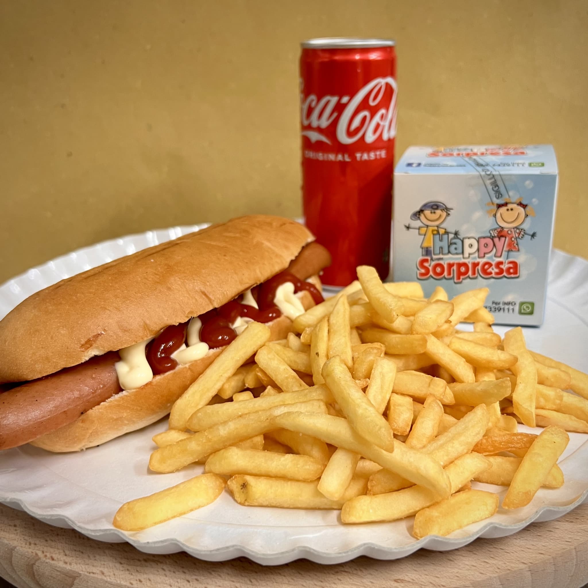 Hot Dog + Patatine + Bibita 33cl